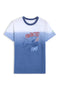 Boys Branded Graphic T-Shirt - White And Blue
