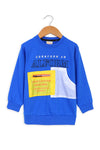Boys Branded Graphic Terry Sweatshirt 15214-5 - Blue