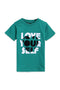 Boys Graphic T-Shirt BT24#8 - D/Green