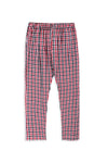 Men Checkered Nightwear Pajama MLP24-1 - Red