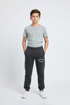 Boys Branded Fleece Pajama - D/Grey