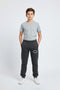 Boys Branded Fleece Pajama - D/Grey