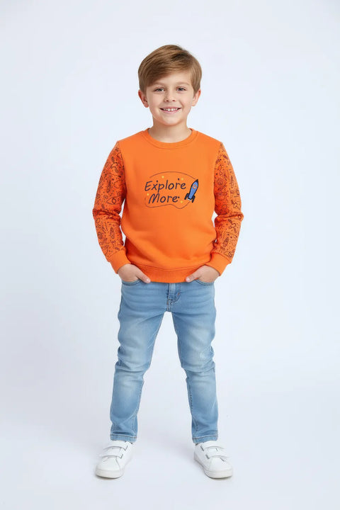 EMBROIDERED SWEATSHIRT