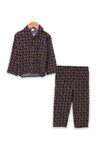 Kids Viscose Casual Printed Suit - Multi