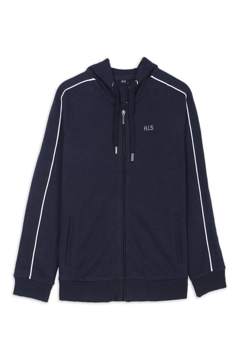 Women H.I.S Hoodie Zipper- Navy