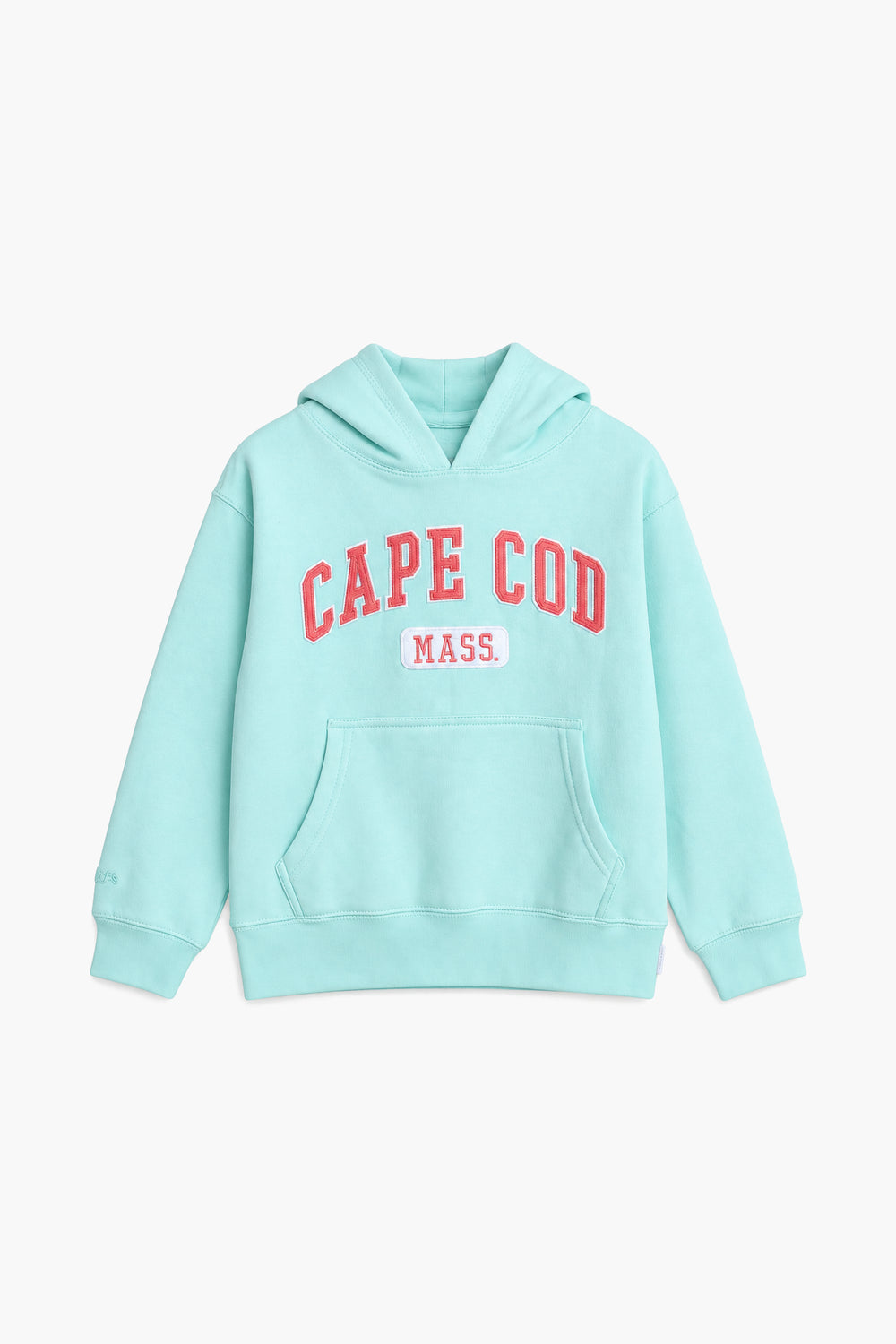 Girls Branded Fleece Graphic Pullover Hoodie - L/Green