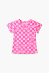 Girls Branded Graphic T-Shirt - Pink