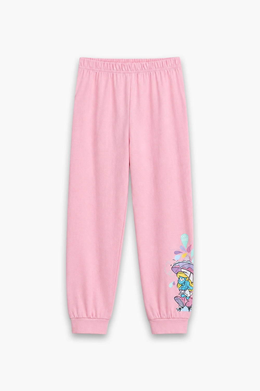 Girls Branded Trouser - Pink