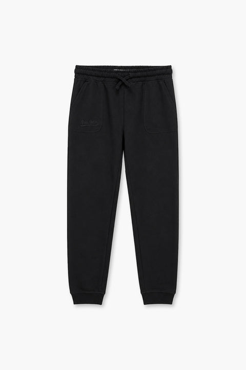 Boys Branded Trouser  - Black