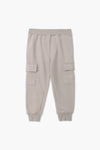 Boys Branded Cargo Trouser - Fawn