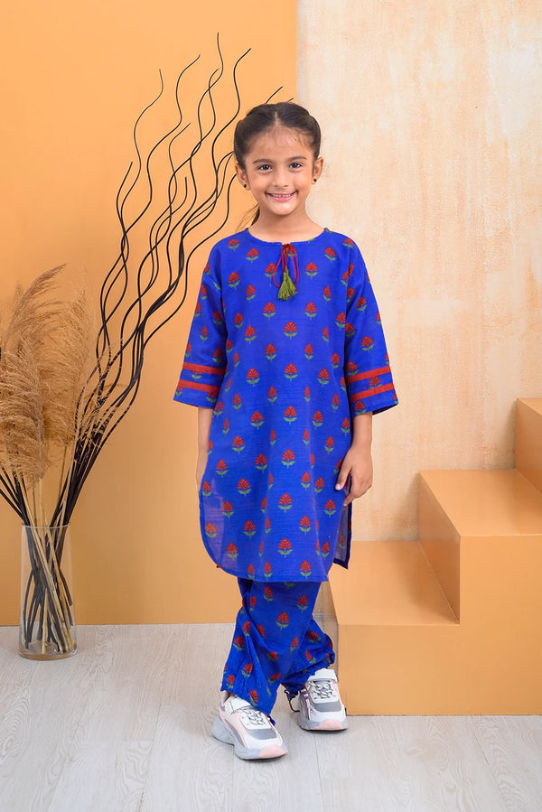 2 PIECE PRINTED KHADDAR SUIT