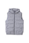 Men Branded Bomber Jacket Sleeveless - Grey