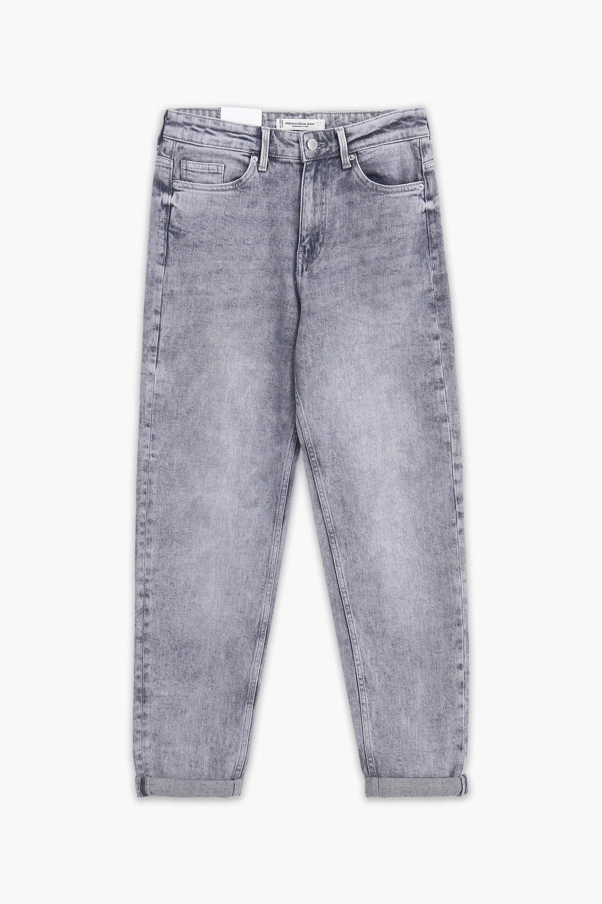 Women's Premium Denim Pant - Grey