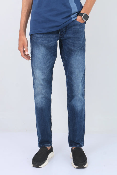 Man CHASIN Straight Fit Denim Jeans - Blue