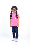 Girls Graphic T-Shirt GT24#007 - Pink