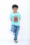 Boys Graphic T-Shirt BT24#08 - Teal