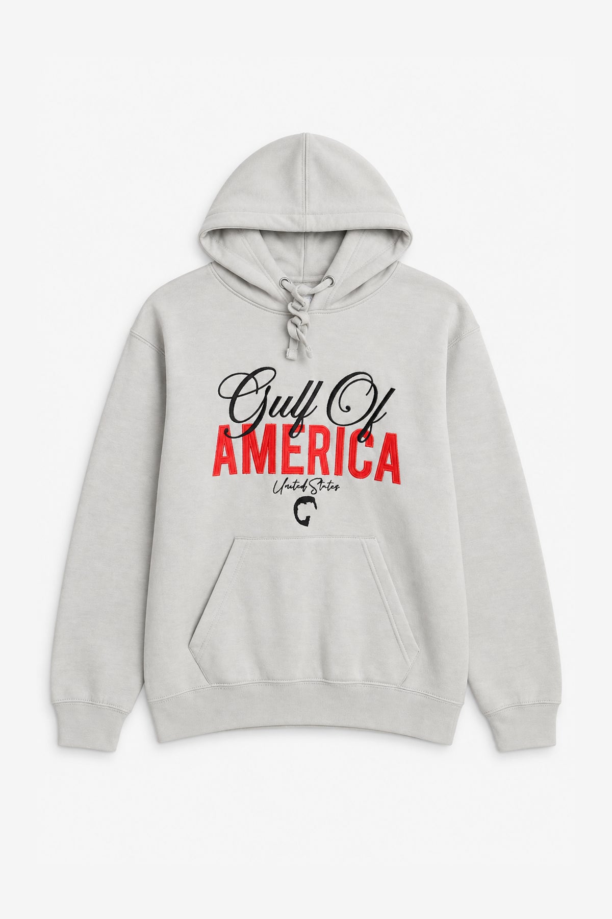 Men Branded Graphic Pullover Hoodie - L/Beige