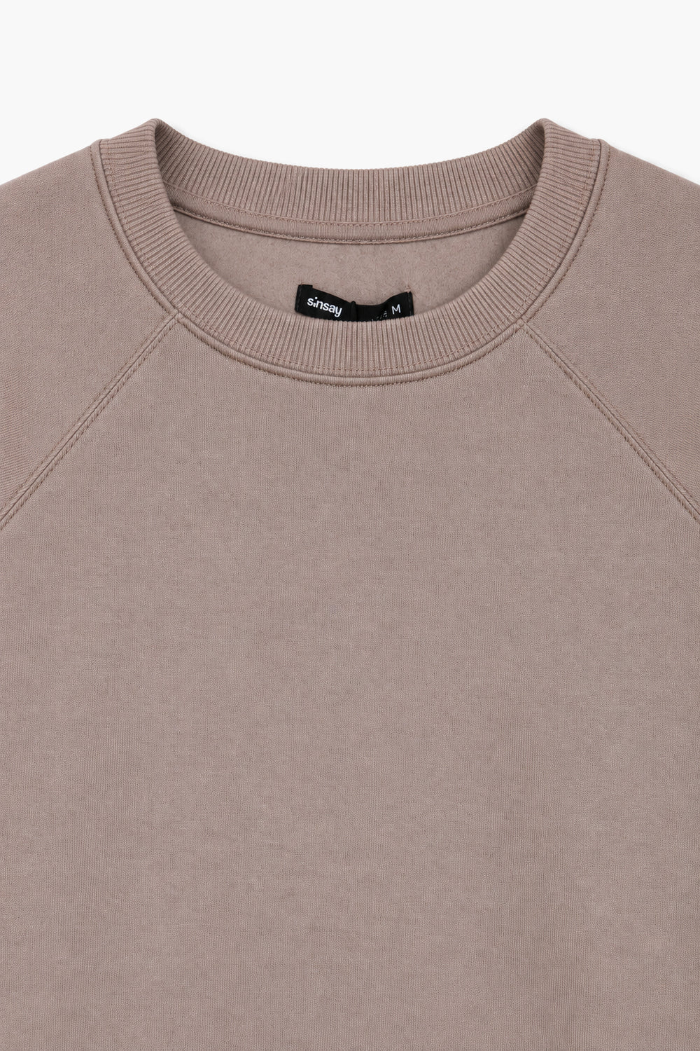 Women Branded Fleece Sweatshirt - Beige