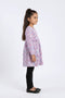 Girl Branded Graphic Frock - Multi