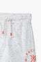 Boy Branded Graphic Short - Oatmeal