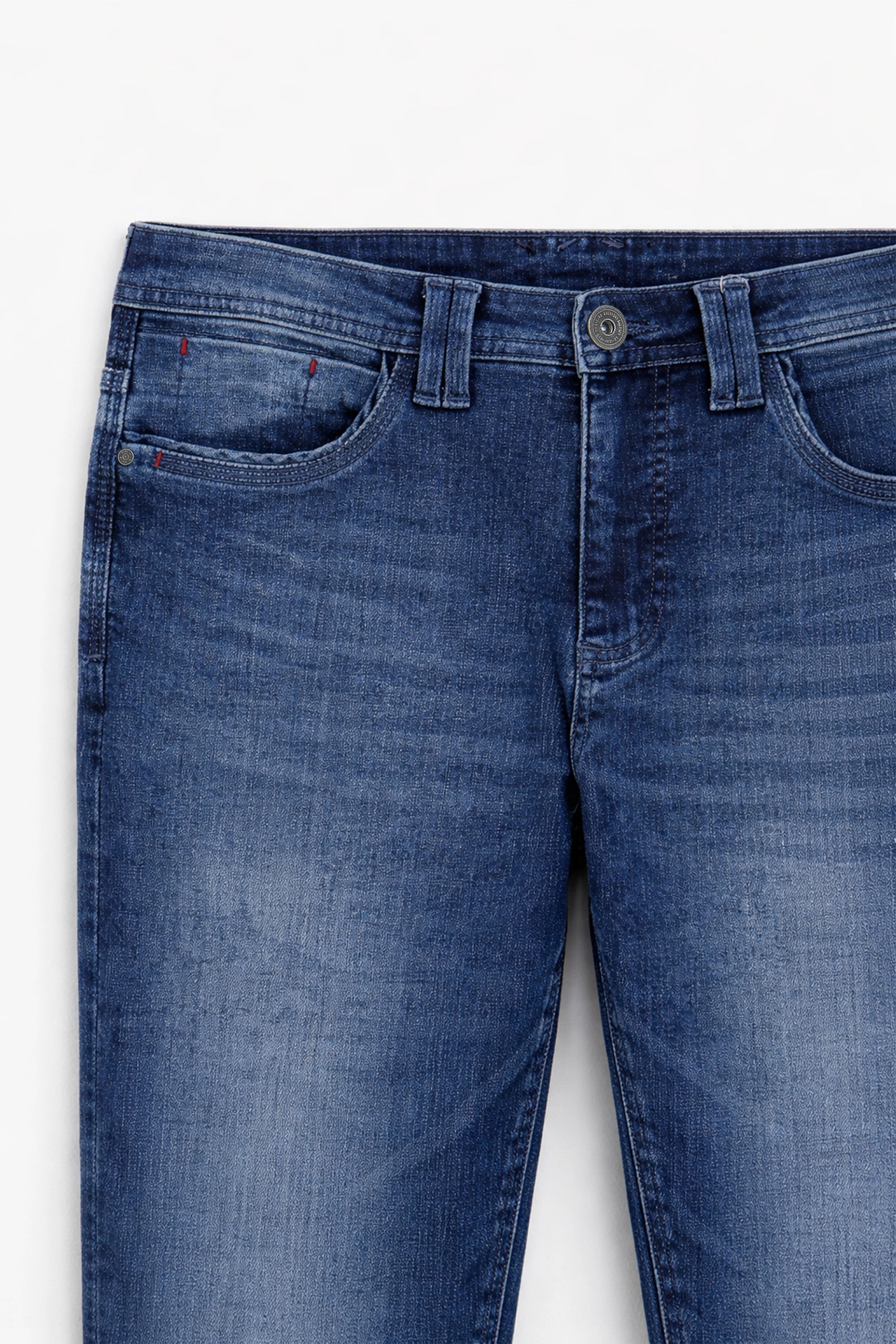 Men Branded Denim Jeans - Blue