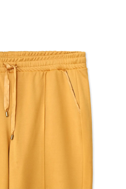 Women's Branded Pajama - Golden Yellow