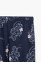 Girls Branded Pajama - Navy