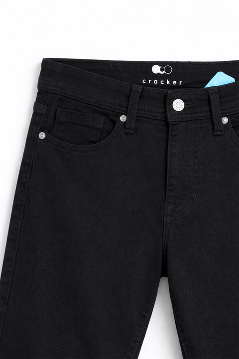 Men Branded Denim Jeans - Black