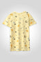 Women's Graphic T-Shirt (Brand -Max) - Yellow