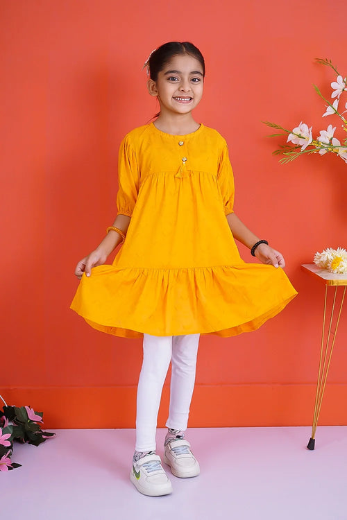 EMB JACQUARD FROCK