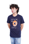 Men Branded Graphic Tee - Navy