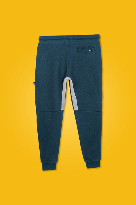 Boys Cross Zipper Trouser Pant BTP04 - Jeans Blue