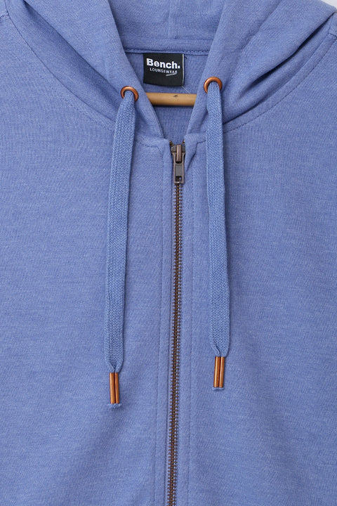 Women Hoodie Zipper (Brand: Bench) - Blue