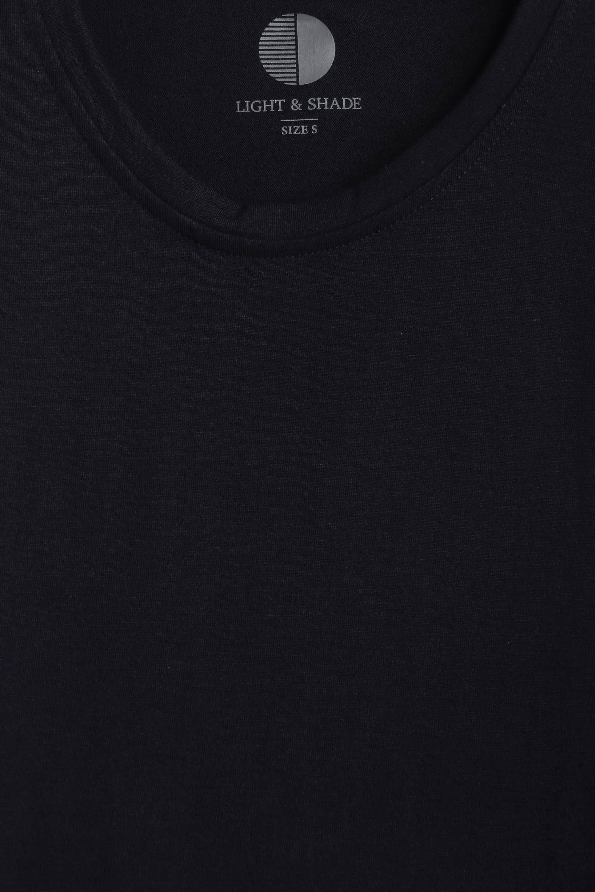 Men Branded R-Neck Tee - Black