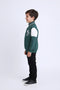 Boys Branded Graphic Zipper - Green