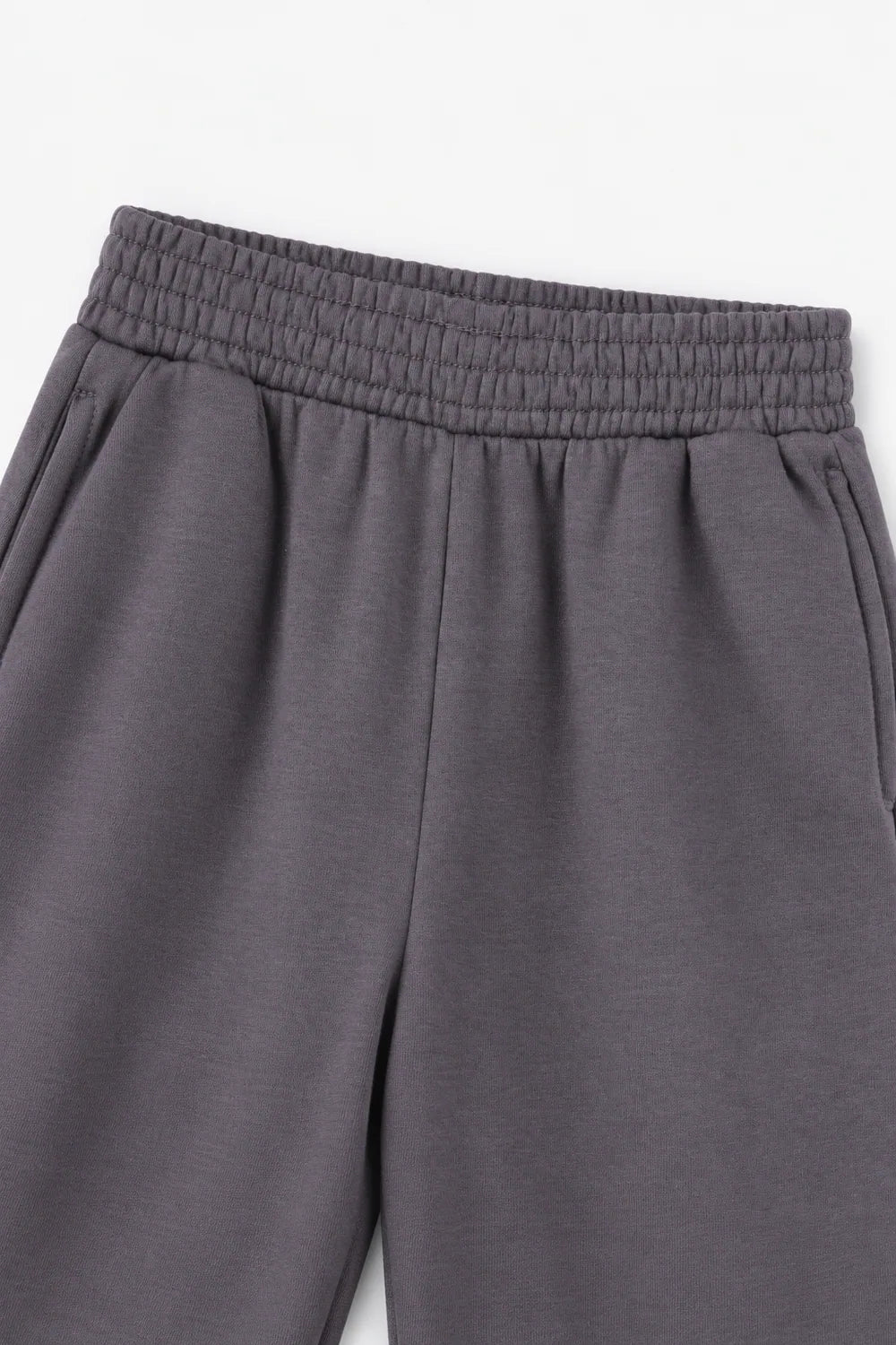 Girls Branded Fleece Trouser - D/Grey