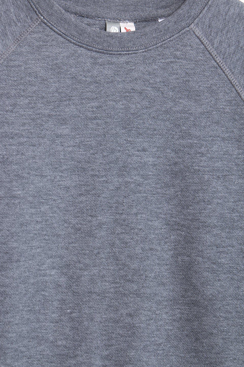 Men Branded Basic Sweatshirt - D/Grey