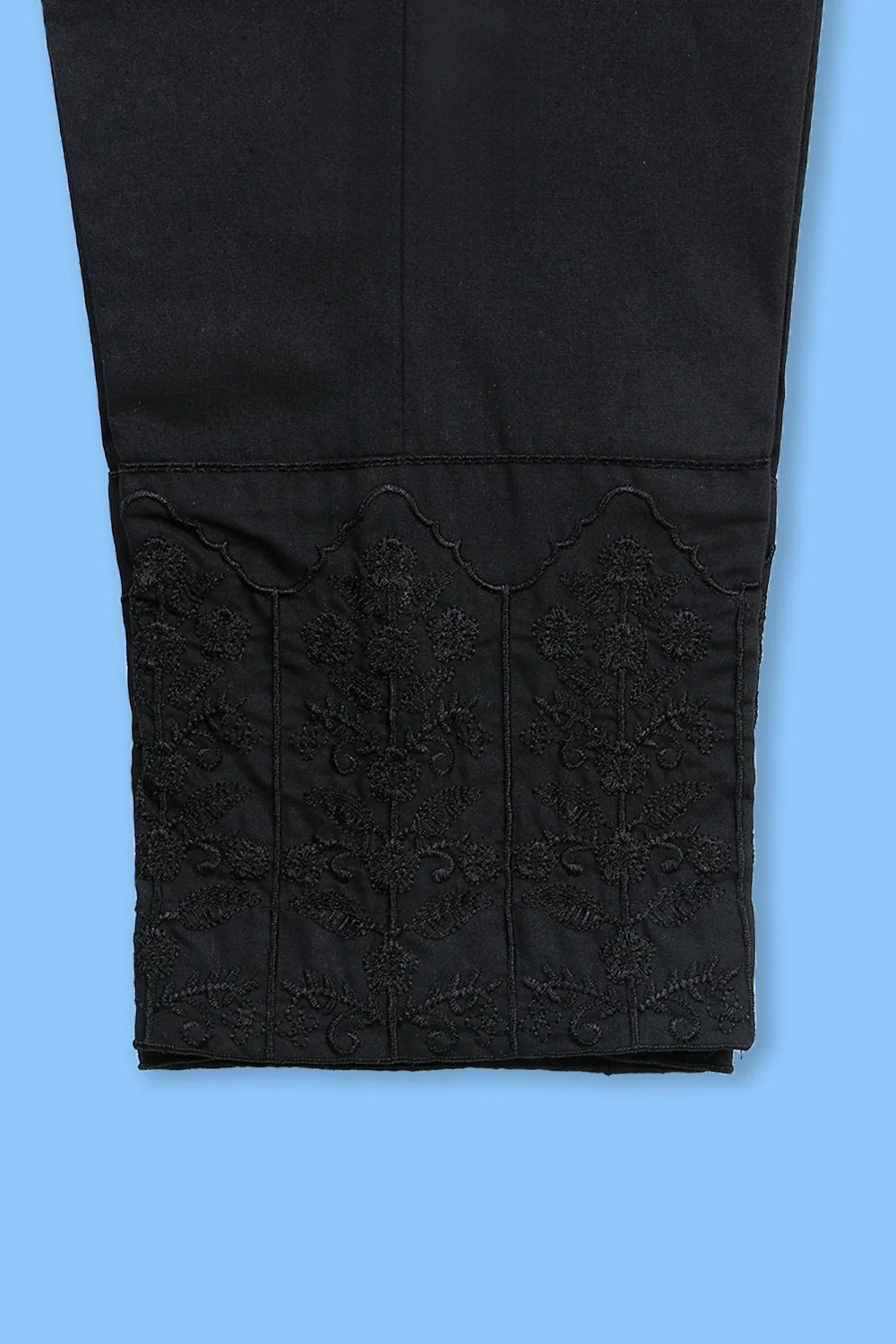 SOLID COTTON TROUSER