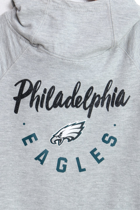 Girls Branded Pullover Hoodie - Grey