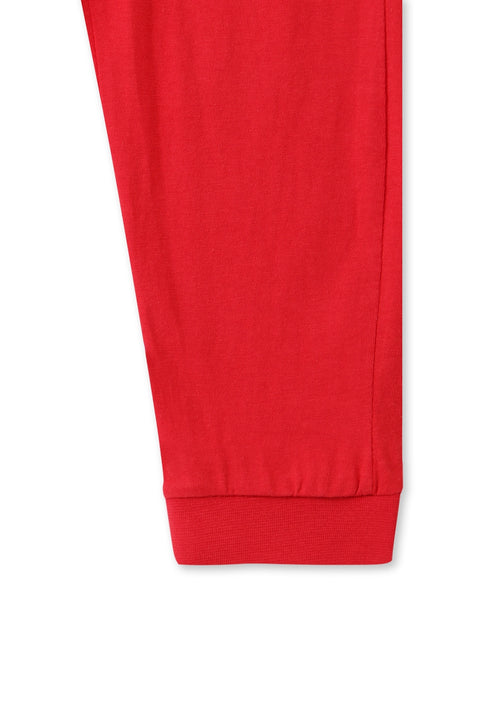 Girl Branded Trouser -Red