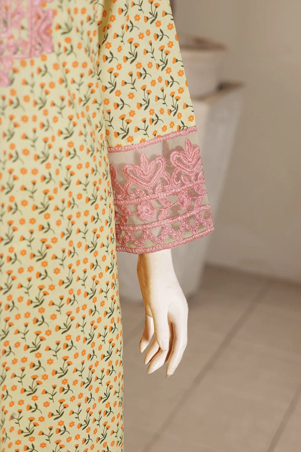2 PIECE EMB LAWN SUIT
