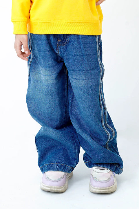 Denim Wide Leg Pant