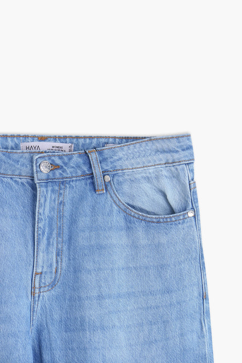 WIDE LEG DENIM PANT
