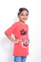 Girls Graphic T-Shirt GT24#24 - Red