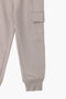 Boys Branded Cargo Trouser - Fawn