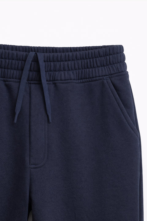 Men Branded Fleece Pajama - Navy