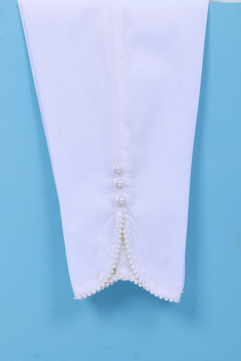 Women's Eastern Cotton Trouser SWT48 - White