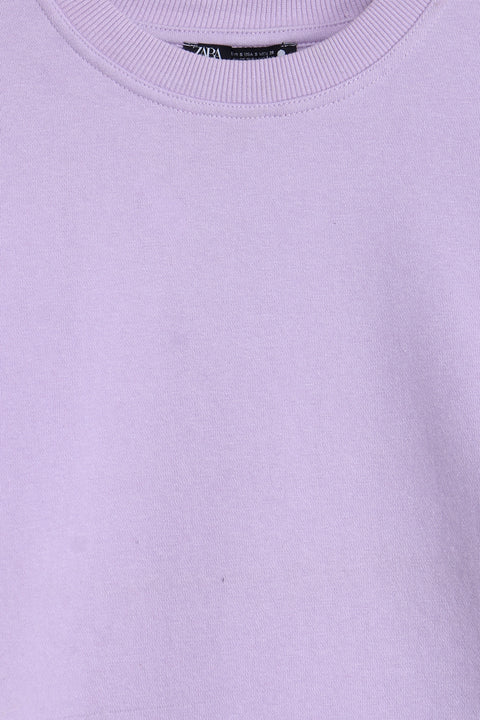 Women Branded Sweatshirt - Purple