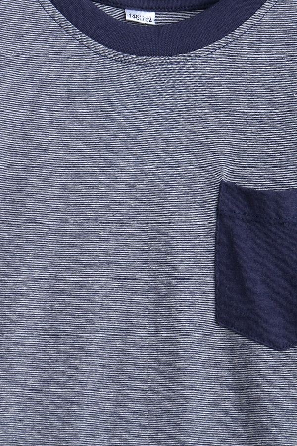 Boys Branded T-Shirt - Grey