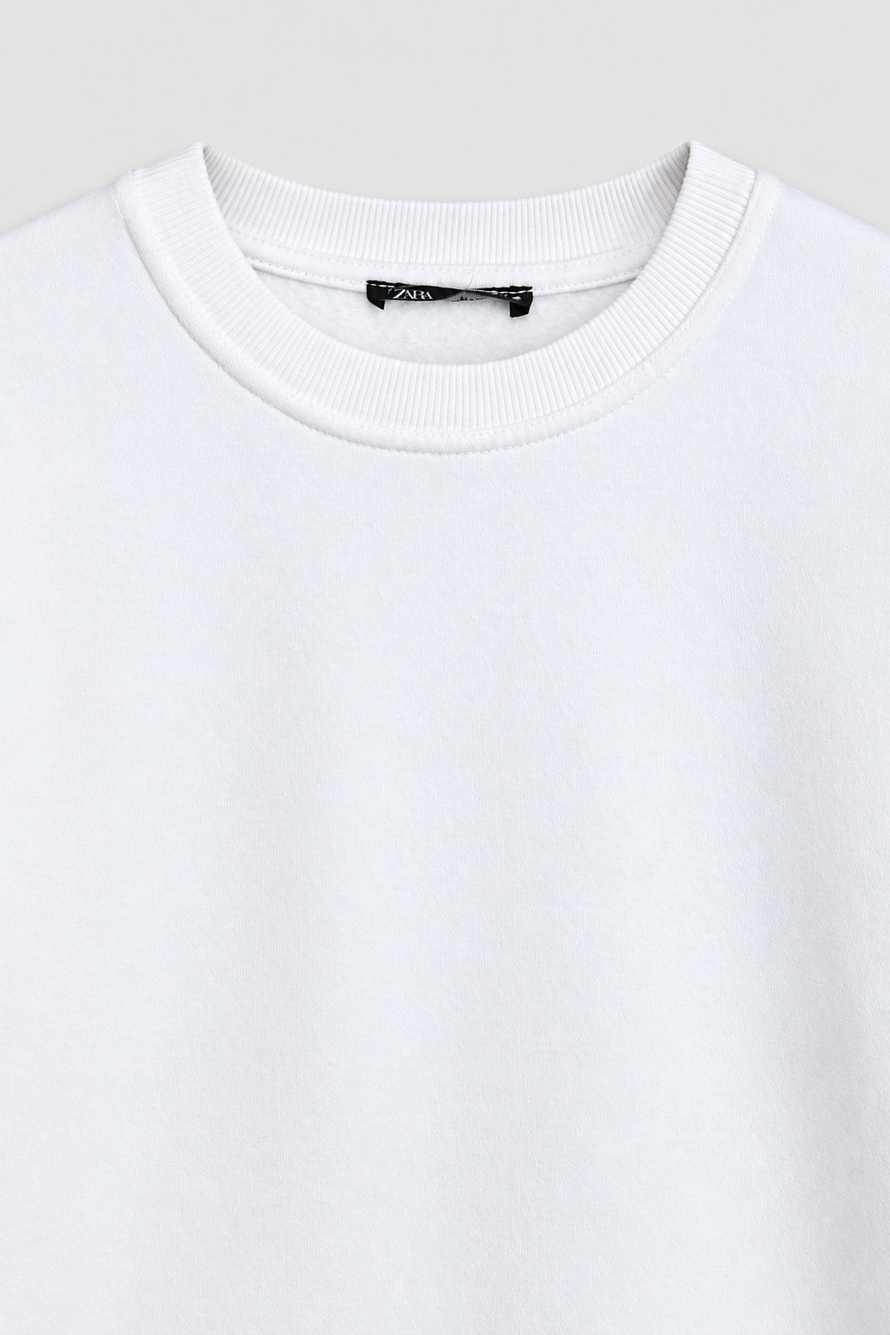 Women Branded Fleece Sweatshirt - White